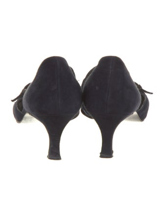 Stuart Weitzman Suede D'Orsay Pumps