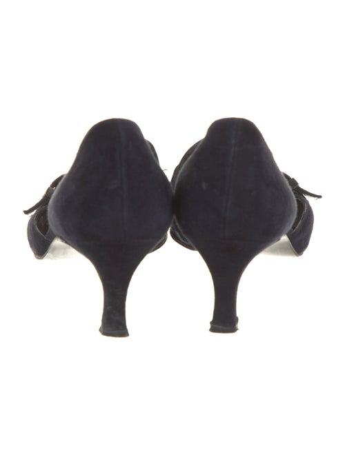 Stuart Weitzman Suede D'Orsay Pumps