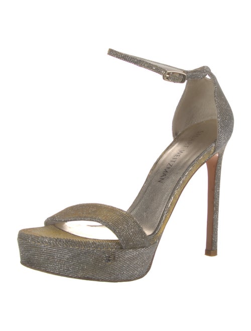 Stuart Weitzman Glitter Accents Sandals