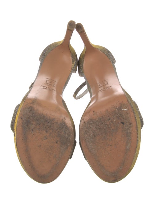 Stuart Weitzman Glitter Accents Sandals