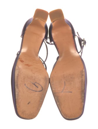 Stuart Weitzman Satin Crystal Embellishments D'Orsay Pumps