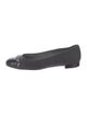 Stuart Weitzman Wool Chain-Link Accents Ballet Flats