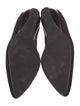 Stuart Weitzman Suede Bow Accents Flats