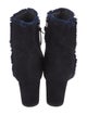 Stuart Weitzman Suede Raw-Edge Trim Boots