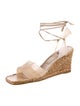 Stuart Weitzman Braided Accents Espadrilles