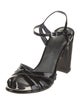 Stuart Weitzman Patent Leather Sandals