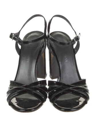 Stuart Weitzman Patent Leather Sandals