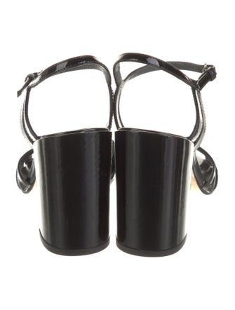 Stuart Weitzman Patent Leather Sandals