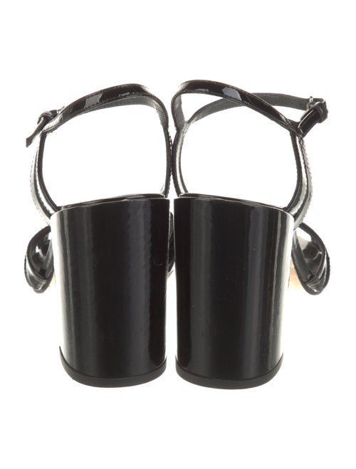 Stuart Weitzman Patent Leather Sandals