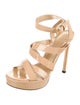 Stuart Weitzman Patent Leather Sandals