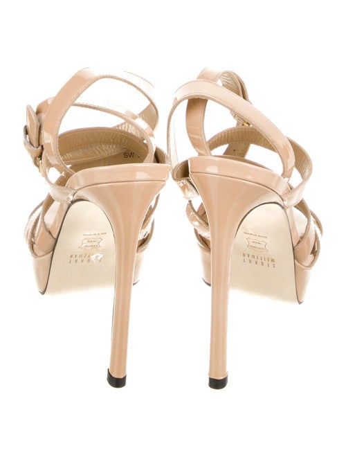 Stuart Weitzman Patent Leather Sandals