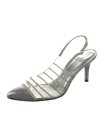 Stuart Weitzman Leather Mules