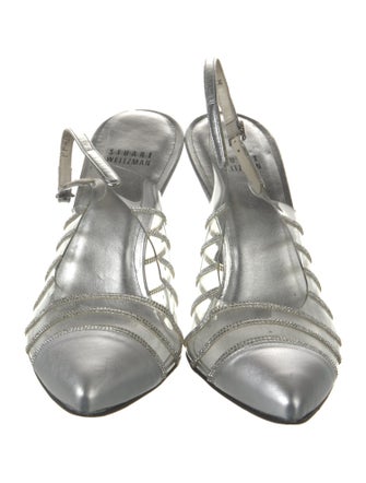 Stuart Weitzman Leather Mules