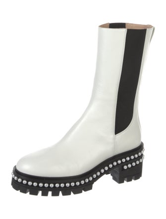 Stuart Weitzman Leather Chelsea Boots