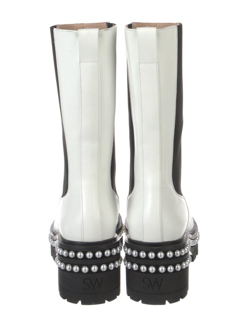 Stuart Weitzman Leather Chelsea Boots