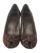 Stuart Weitzman Ponyhair Animal Print Pumps