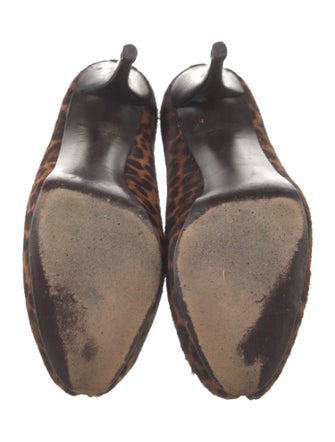 Stuart Weitzman Ponyhair Animal Print Pumps