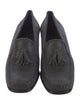 Stuart Weitzman Suede Beaded Accents Loafers
