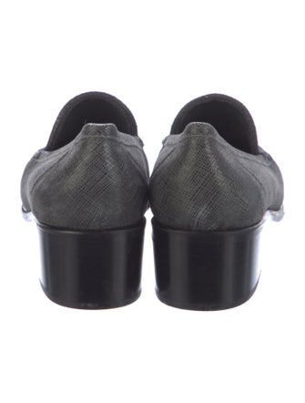 Stuart Weitzman Suede Beaded Accents Loafers