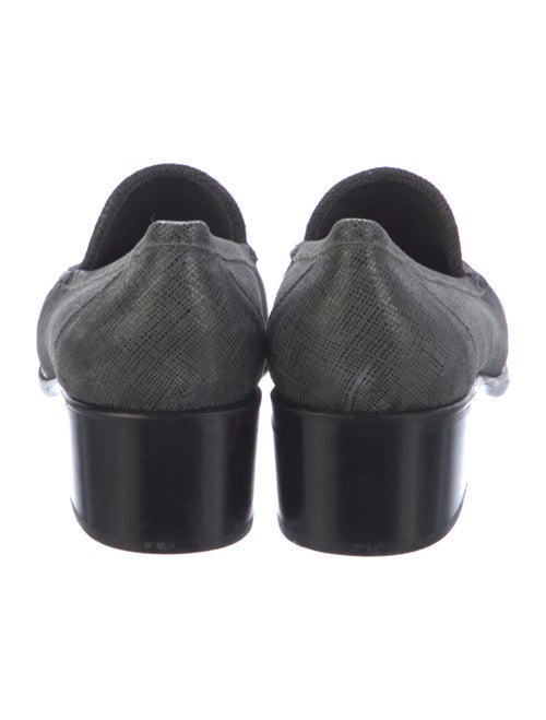 Stuart Weitzman Suede Beaded Accents Loafers