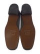 Stuart Weitzman Suede Beaded Accents Loafers