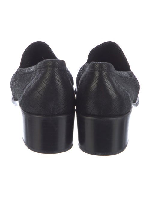 Stuart Weitzman Leather Tassel Accents Loafers