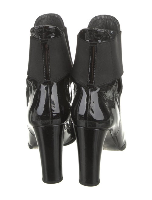 Stuart Weitzman Patent Leather Chelsea Boots