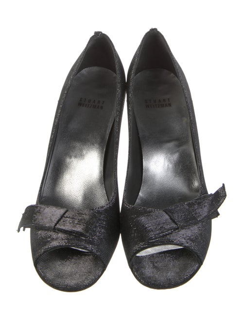 Stuart Weitzman Glitter Accents Pumps