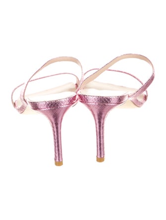 Stuart Weitzman Leather Slides