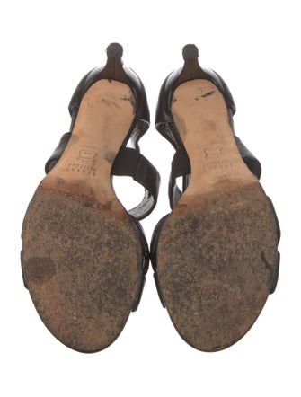 Stuart Weitzman Leather Slingback Sandals