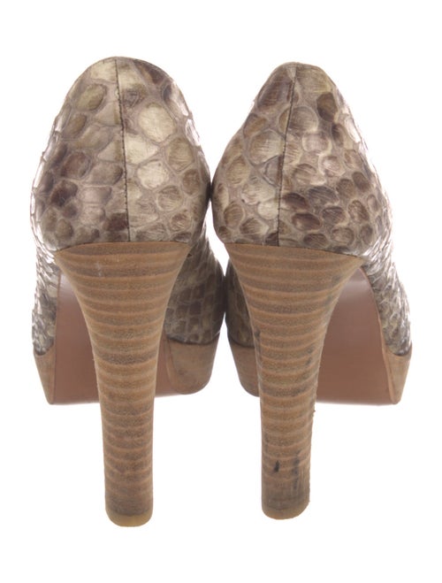 Stuart Weitzman Leather Animal Print Pumps