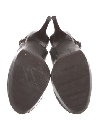 Stuart Weitzman Leather Slingback Sandals