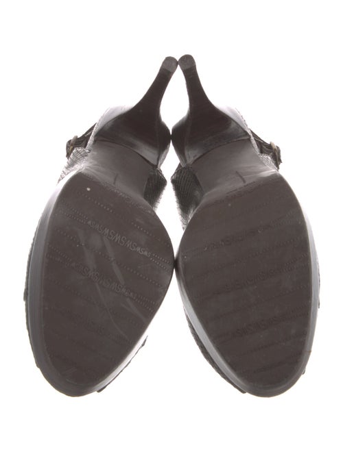 Stuart Weitzman Leather Slingback Sandals