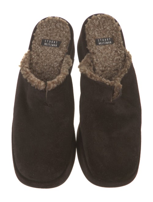 Stuart Weitzman Suede Mules