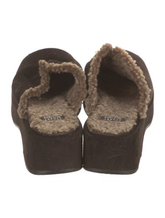 Stuart Weitzman Suede Mules