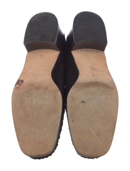 Stuart Weitzman Suede Beaded Accents Mules