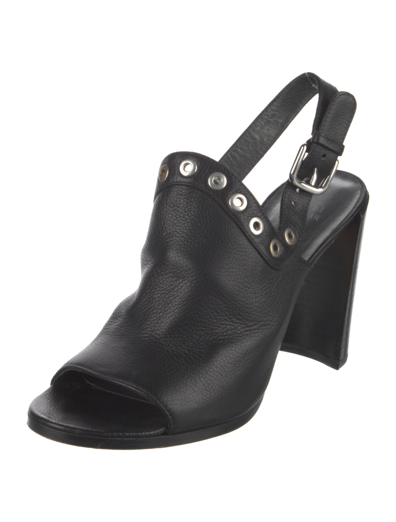 Stuart Weitzman Leather Slingback Sandals