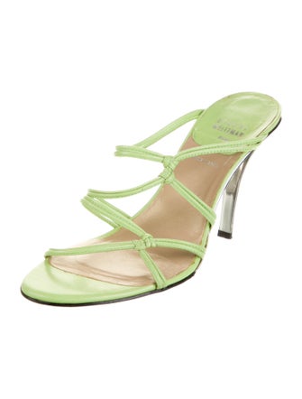 Stuart Weitzman Leather Slides