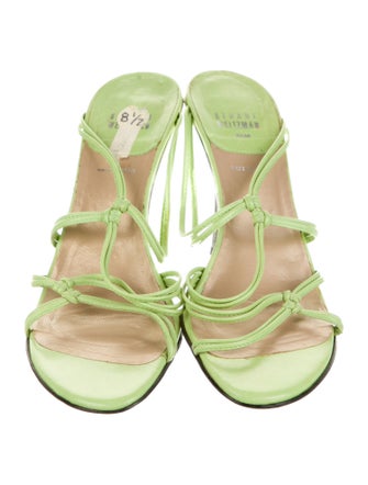 Stuart Weitzman Leather Slides