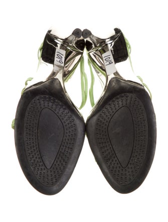 Stuart Weitzman Leather Slides