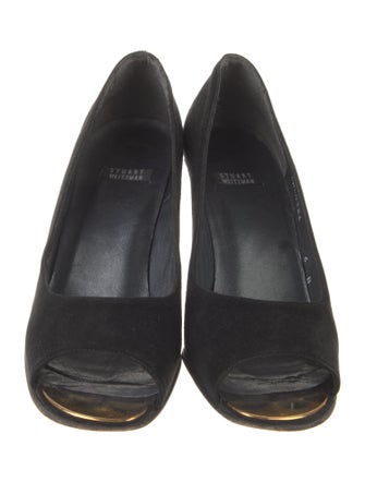 Stuart Weitzman Suede Slingback Sandals