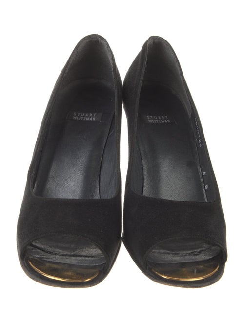 Stuart Weitzman Suede Slingback Sandals