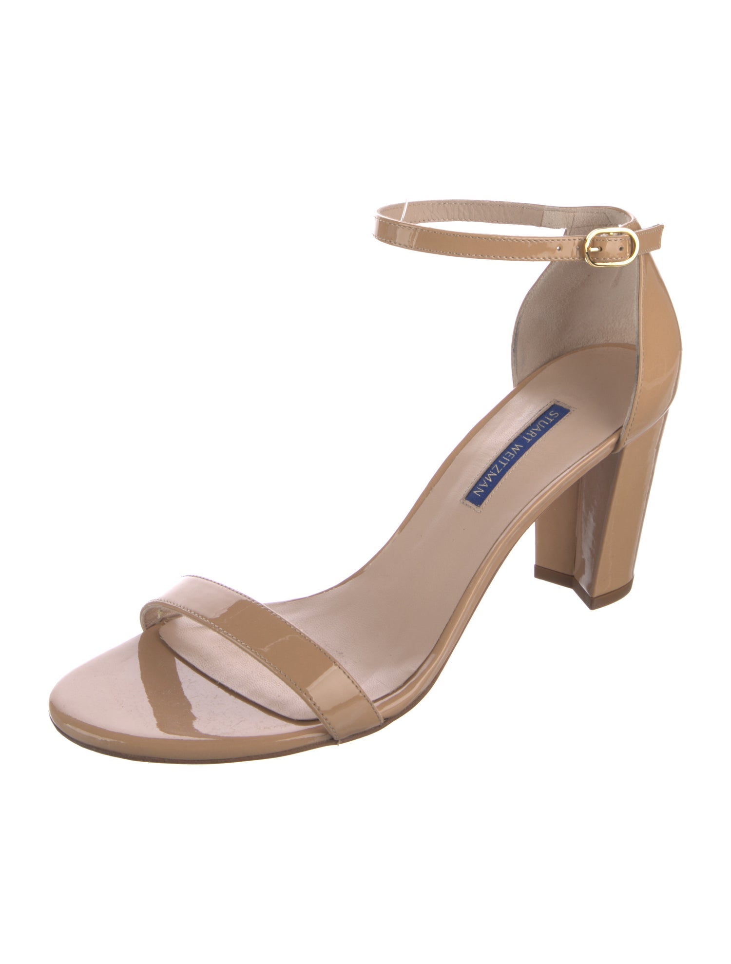 Stuart Weitzman Patent Leather Sandals