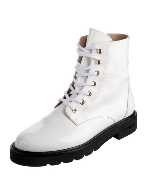 Stuart Weitzman Leather Combat Boots