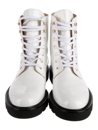 Stuart Weitzman Leather Combat Boots