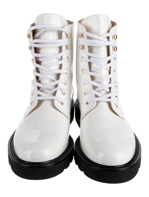 Stuart Weitzman Leather Combat Boots
