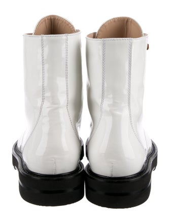Stuart Weitzman Leather Combat Boots