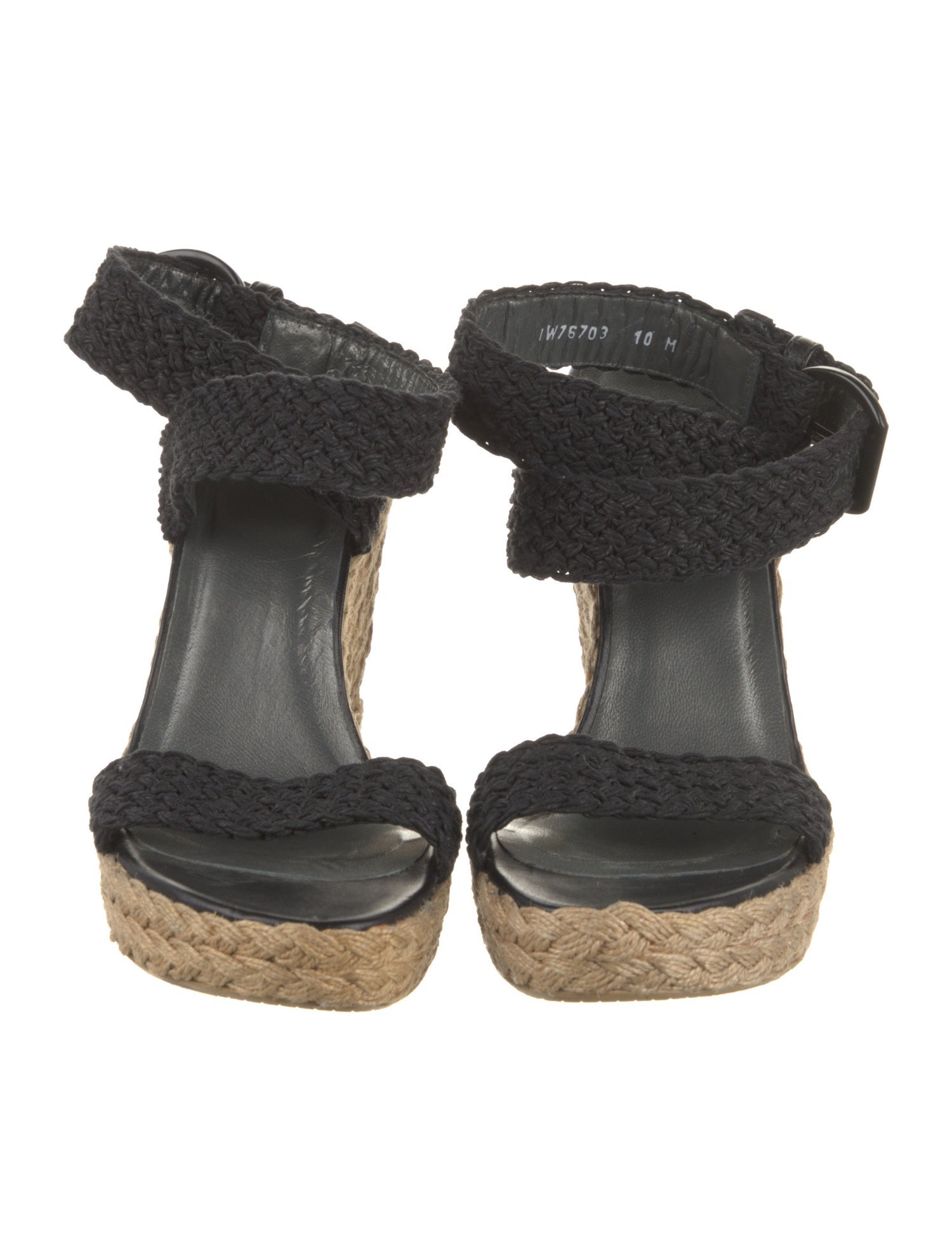 Stuart Weitzman Braided Accents Espadrilles