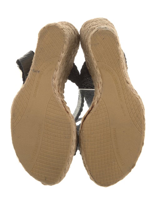 Stuart Weitzman Braided Accents Espadrilles