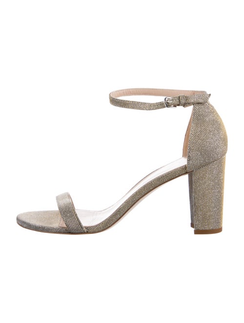 Stuart Weitzman Glitter Glitter Accents Sandals